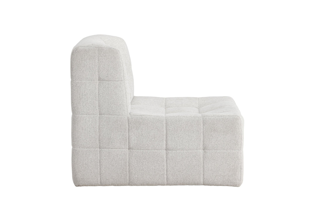 Venture Home Malou 1-Seat Sofa - Metal frame / Beige Fabric