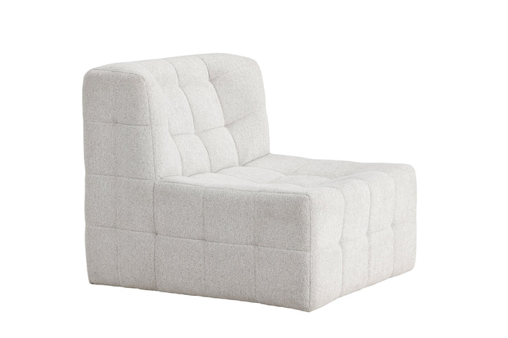 Venture Home Malou 1-Seat Sofa - Metal frame / Beige Fabric
