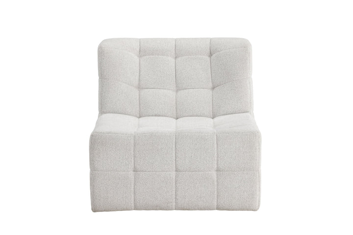 Venture Home Malou 1-Seat Sofa - Metal frame / Beige Fabric