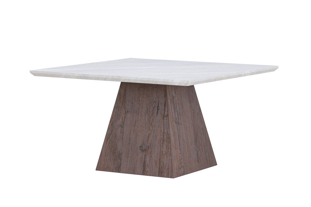 Venture Home Cael Sofa Table 80x80x45 cm - MDF 3D Paper Mocca / Stonelook