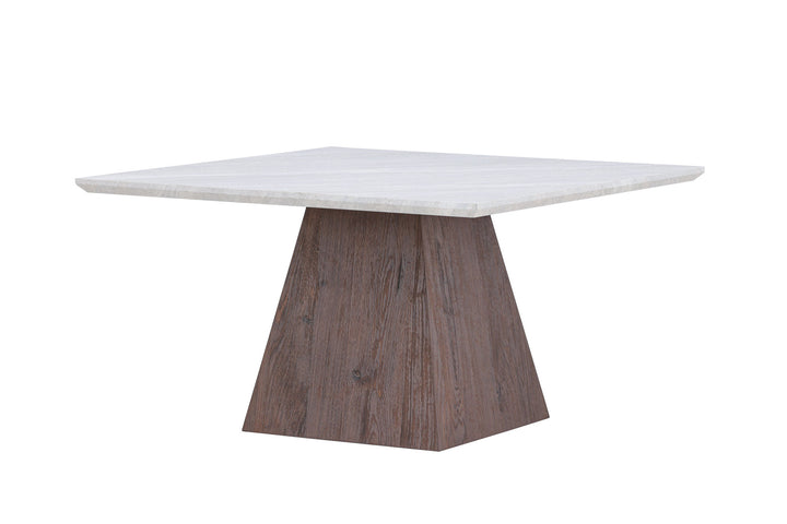 Venture Home Cael Sofa Table 80x80x45 cm - MDF 3D Paper Mocca / Stonelook