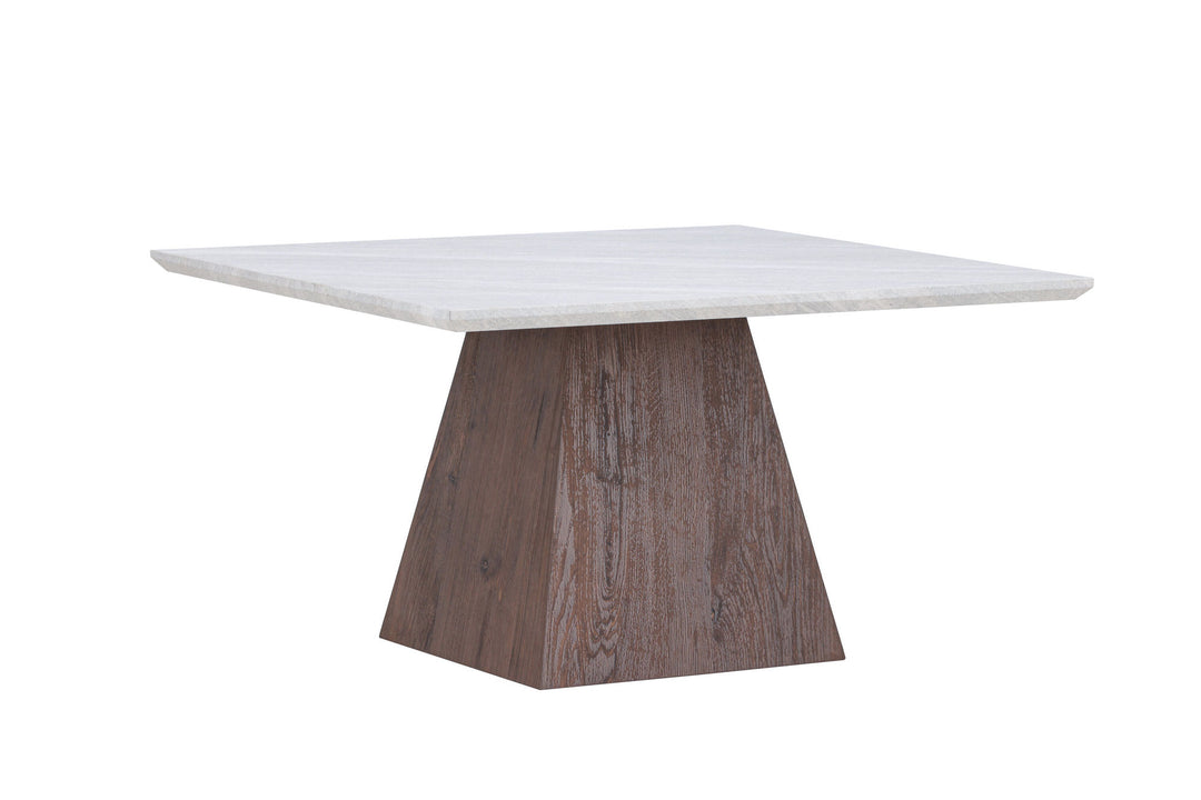 Venture Home Cael Sofa Table 80x80x45 cm - MDF 3D Paper Mocca / Stonelook