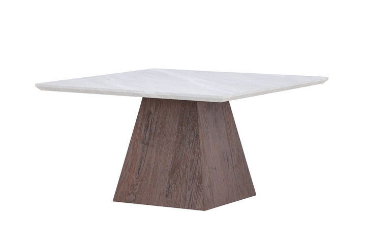 Venture Home Cael Sofa Table 80x80x45 cm - MDF 3D Paper Mocca / Stonelook