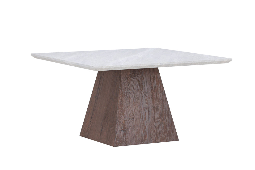 Venture Home Cael Sofa Table 80x80x45 cm - MDF 3D Paper Mocca / Stonelook