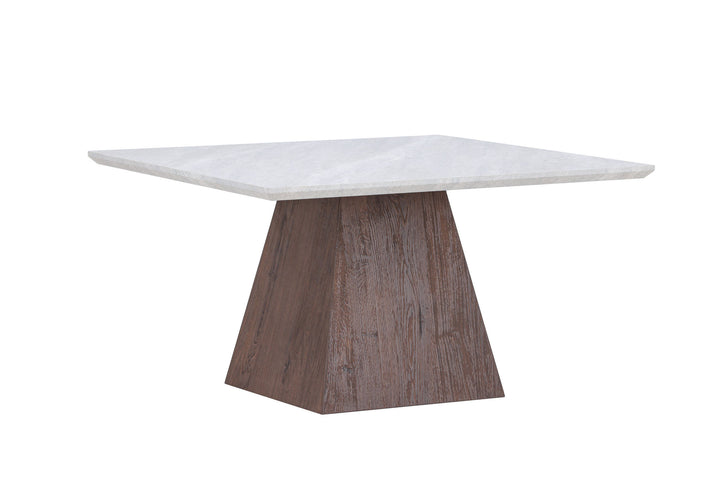 Venture Home Cael Sofa Table 80x80x45 cm - MDF 3D Paper Mocca / Stonelook