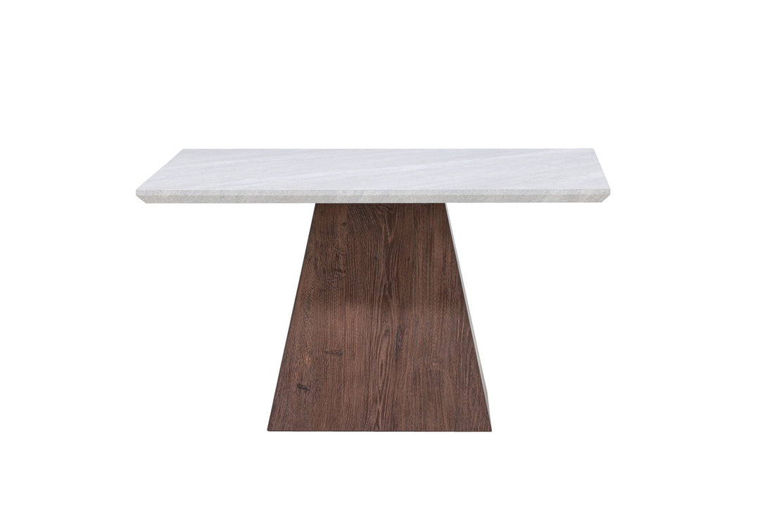 Venture Home Cael Sofa Table 80x80x45 cm - MDF 3D Paper Mocca / Stonelook