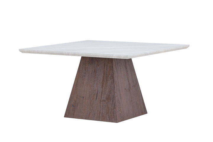 Venture Home Cael Sofa Table 80x80x45 cm - MDF 3D Paper Mocca / Stonelook