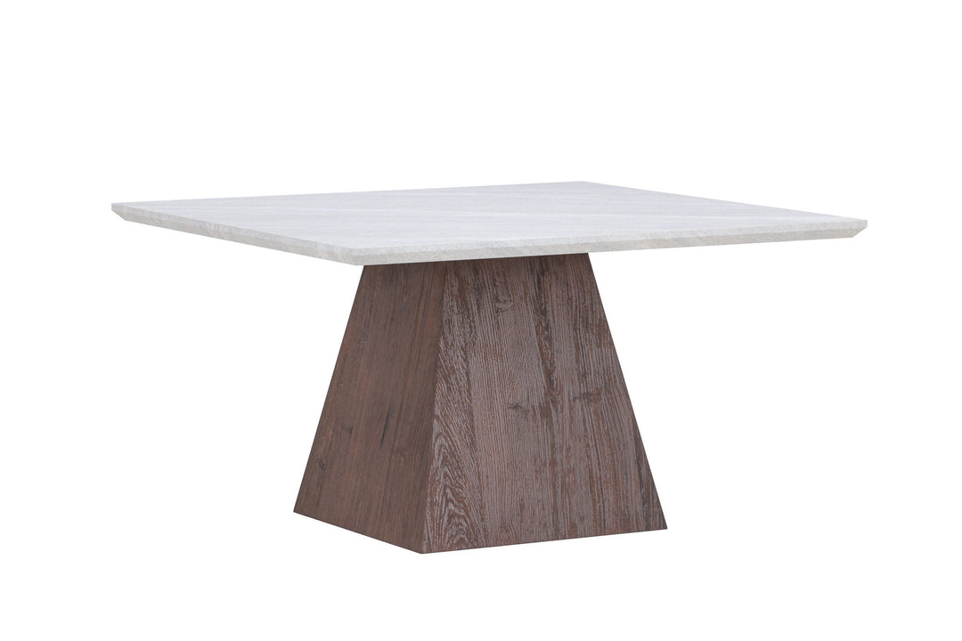 Venture Home Cael Sofa Table 80x80x45 cm - MDF 3D Paper Mocca / Stonelook