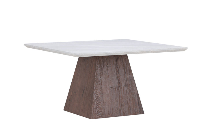 Venture Home Cael Sofa Table 80x80x45 cm - MDF 3D Paper Mocca / Stonelook