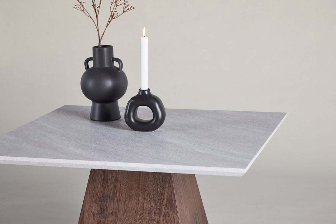 Venture Home Cael Sofa Table 80x80x45 cm - MDF 3D Paper Mocca / Stonelook