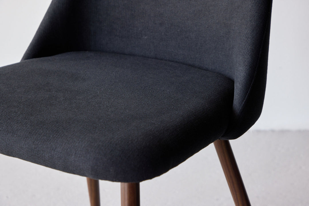 Venture Home Night Dining Chair 2-pack - Steel with Mocca 3D Paper / Black Linen