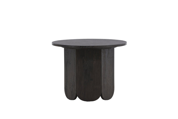 Venture Home Tekla Sofa Table ø60x45 cm - MDF with Black 3D Paper
