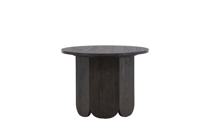 Venture Home Tekla Sofa Table ø60x45 cm - MDF with Black 3D Paper