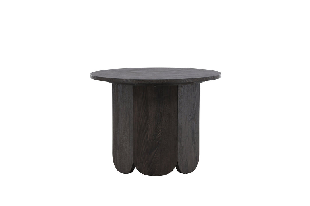 Venture Home Tekla Sofa Table ø60x45 cm - MDF with Black 3D Paper