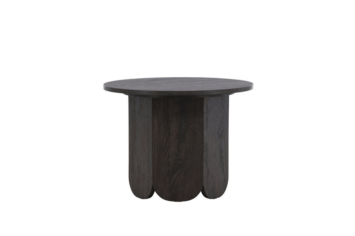 Venture Home Tekla Sofa Table ø60x45 cm - MDF with Black 3D Paper