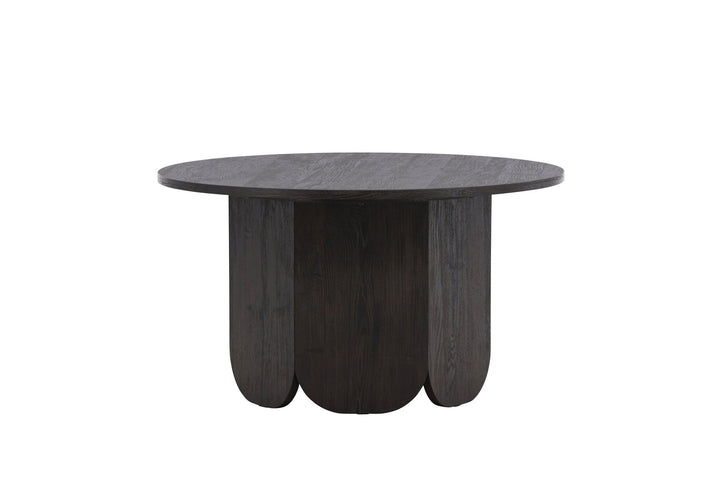 Venture Home Tekla Sofa Table ø80x45 cm - MDF with Black 3D Paper