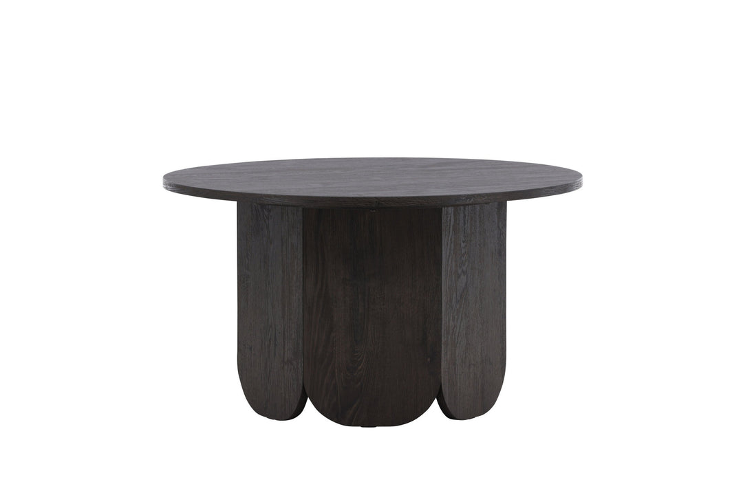 Venture Home Tekla Sofa Table ø80x45 cm - MDF with Black 3D Paper