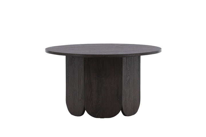 Venture Home Tekla Sofa Table ø80x45 cm - MDF with Black 3D Paper