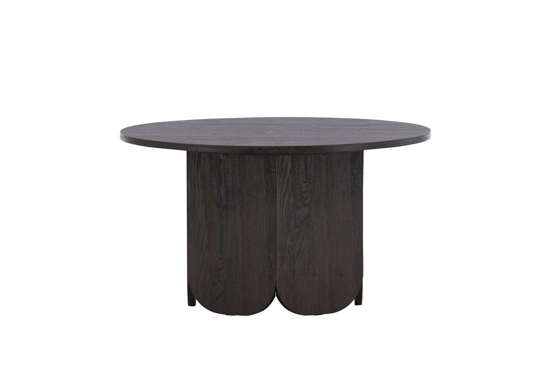 Venture Home Tekla Sofa Table ø80x45 cm - MDF with Black 3D Paper
