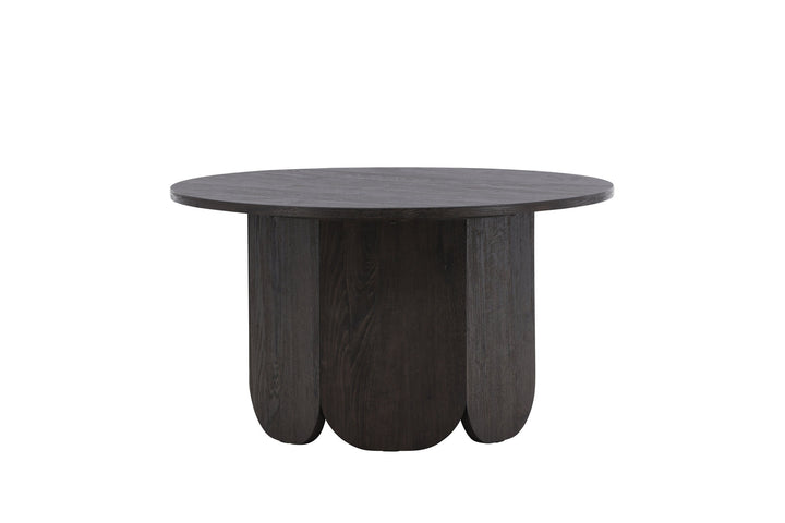 Venture Home Tekla Sofa Table ø80x45 cm - MDF with Black 3D Paper