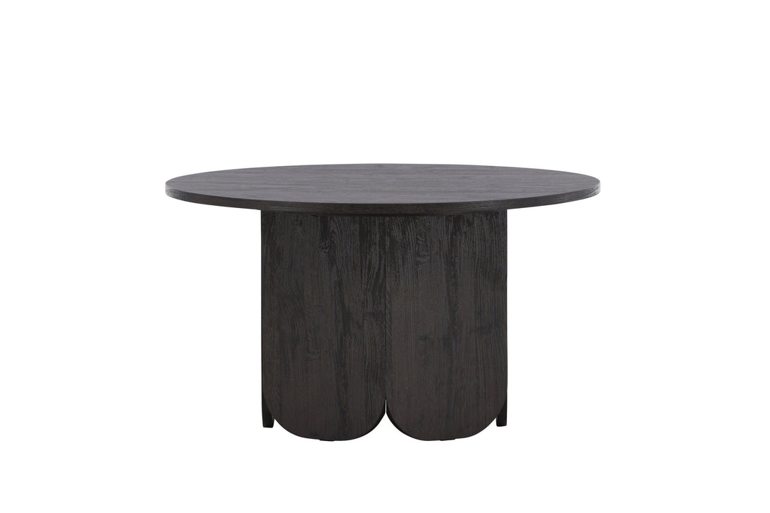 Venture Home Tekla Sofa Table ø80x45 cm - MDF with Black 3D Paper