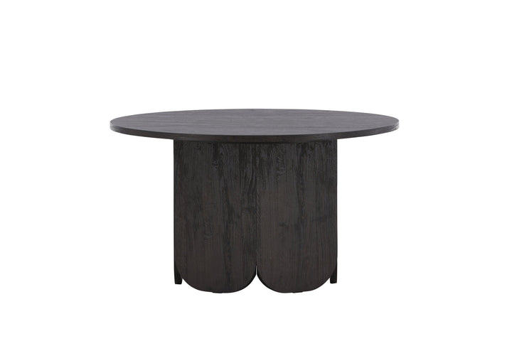 Venture Home Tekla Sofa Table ø80x45 cm - MDF with Black 3D Paper
