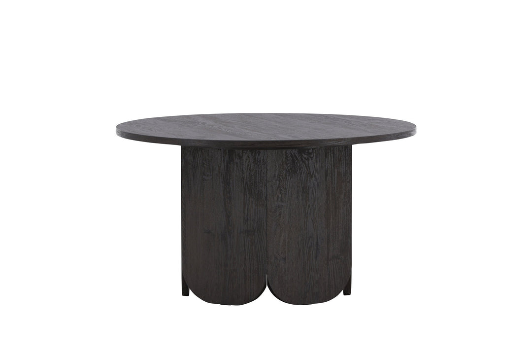 Venture Home Tekla Sofa Table ø80x45 cm - MDF with Black 3D Paper