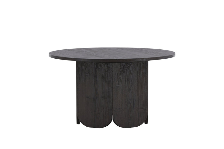 Venture Home Tekla Sofa Table ø80x45 cm - MDF with Black 3D Paper
