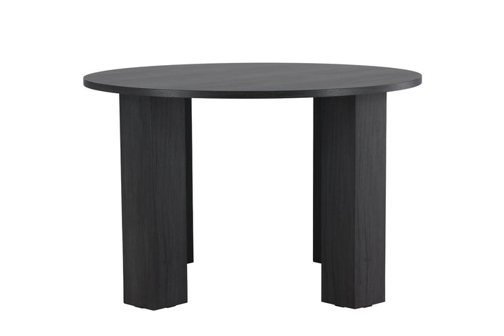 Venture Home Juno Round Dining Table Ф120x75 cm - MDF with Black 3D Paper