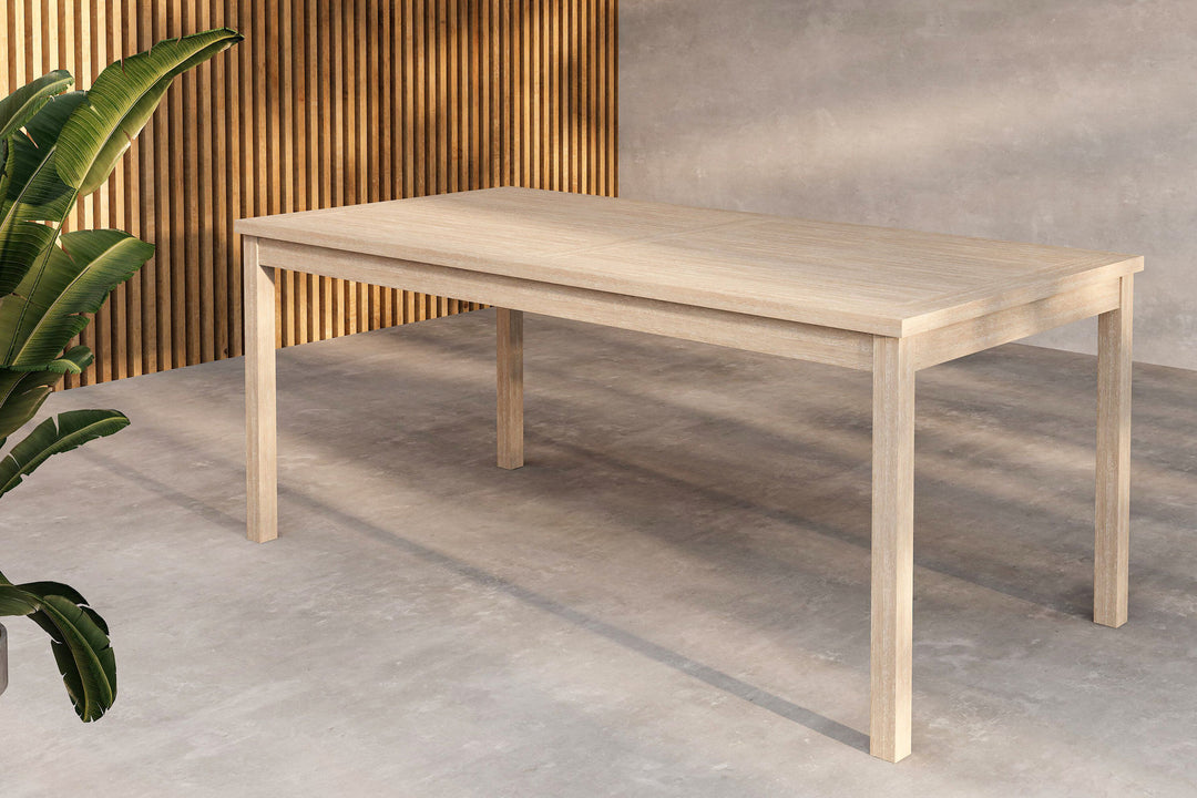 Venture Home Kenya Dining Table 90x180 - Whitewash