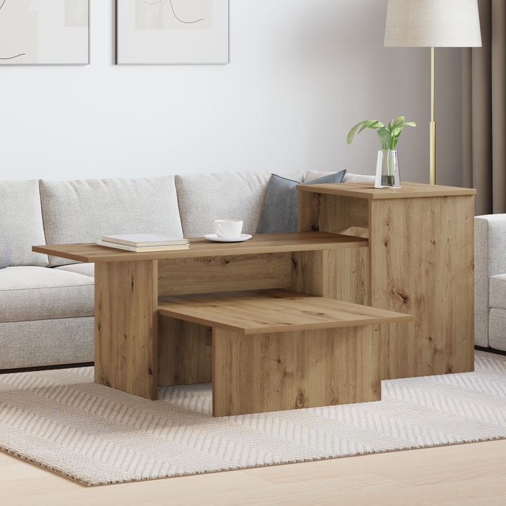 Konsolbord Artisan Egetræ 91,5 x 35 x 38,5 cm Konstrueret træ
