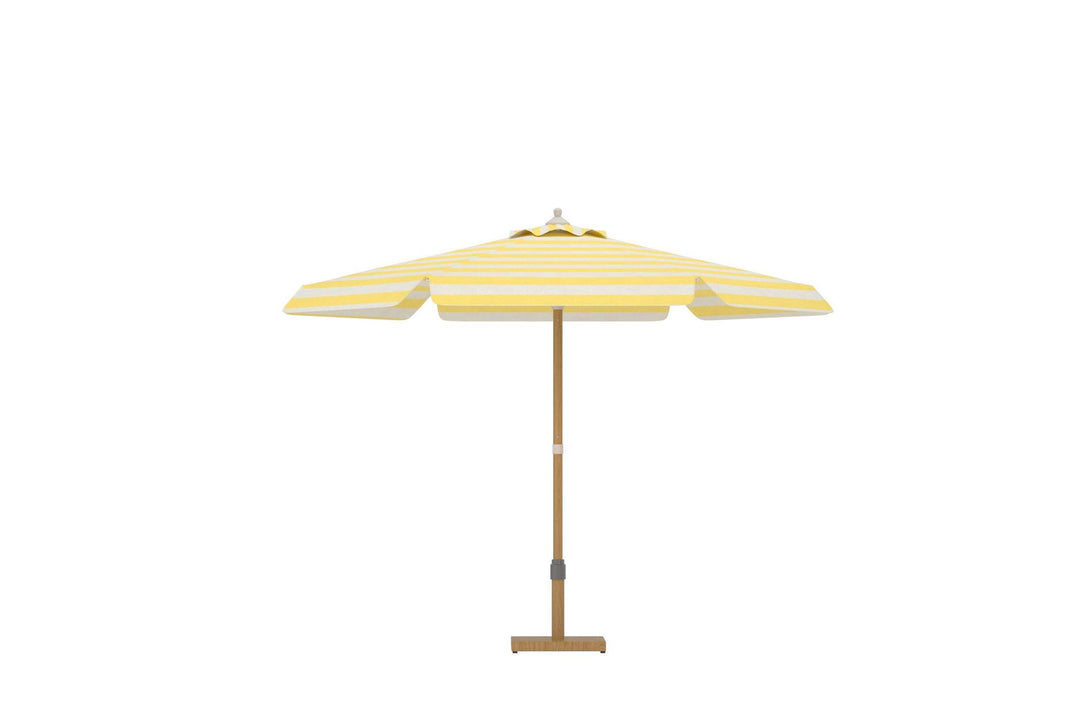 Venture Home Cerox Paraply 270 cm - Gul / Hvid