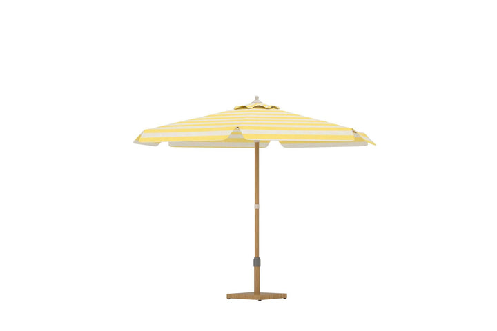 Venture Home Cerox Paraply 270 cm - Gul / Hvid