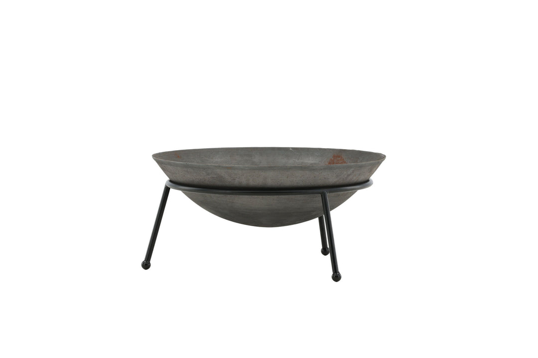 Venture Home Bastian - Fire Bowl- Black - -