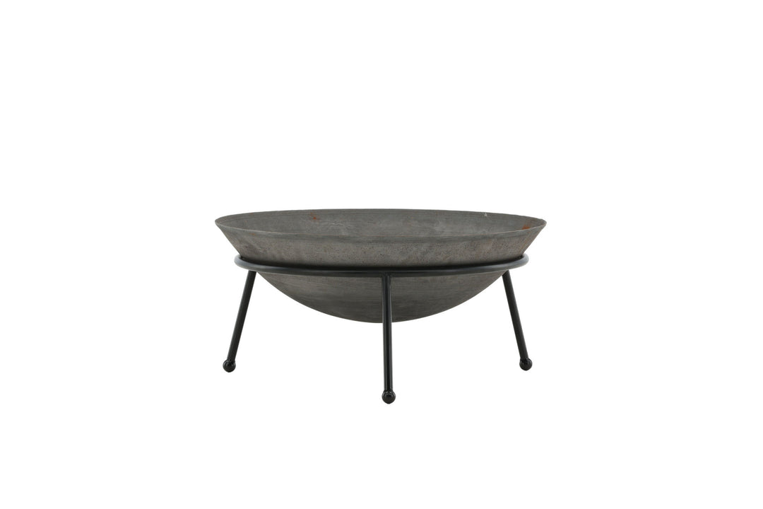 Venture Home Bastian - Fire Bowl- Black - -
