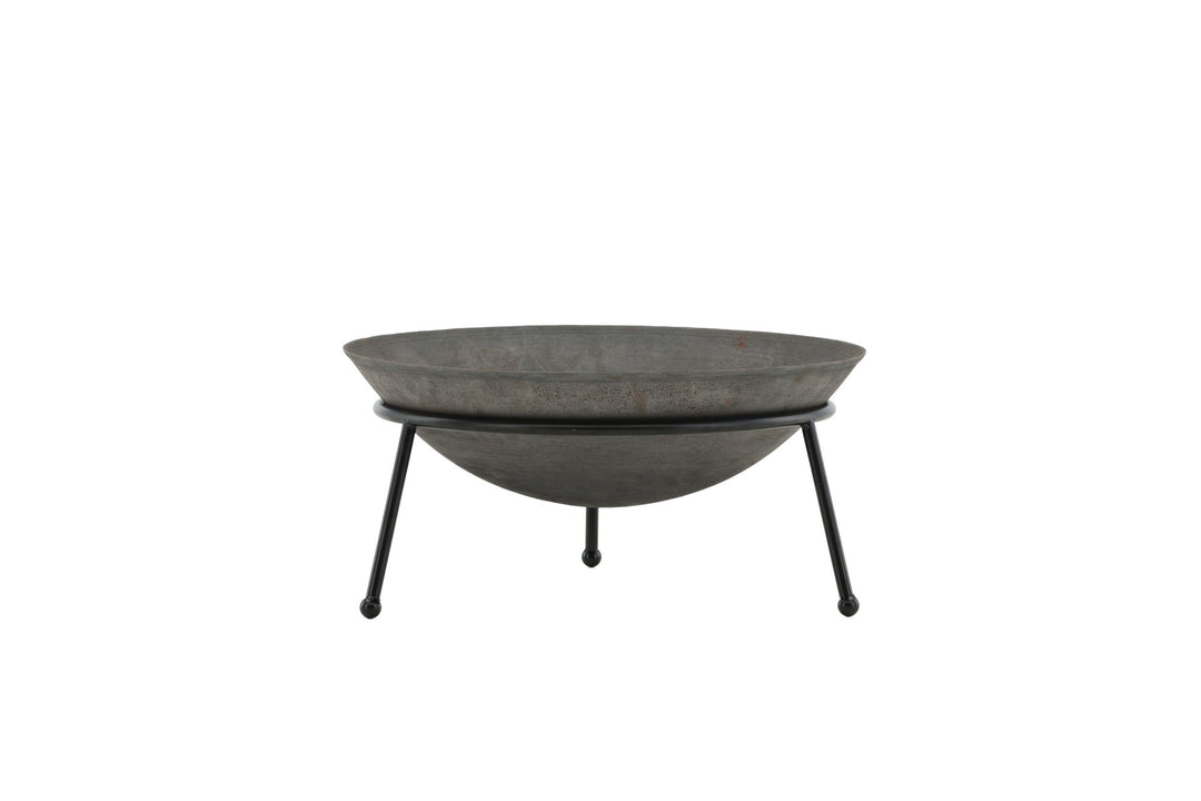 Venture Home Bastian - Fire Bowl- Black - -