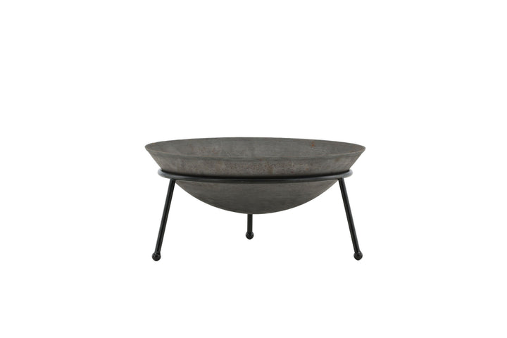 Venture Home Bastian - Fire Bowl- Black - -