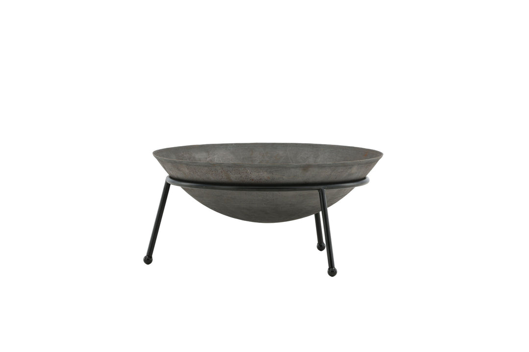 Venture Home Bastian - Fire Bowl- Black - -
