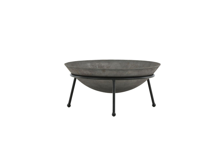 Venture Home Bastian - Fire Bowl- Black - -