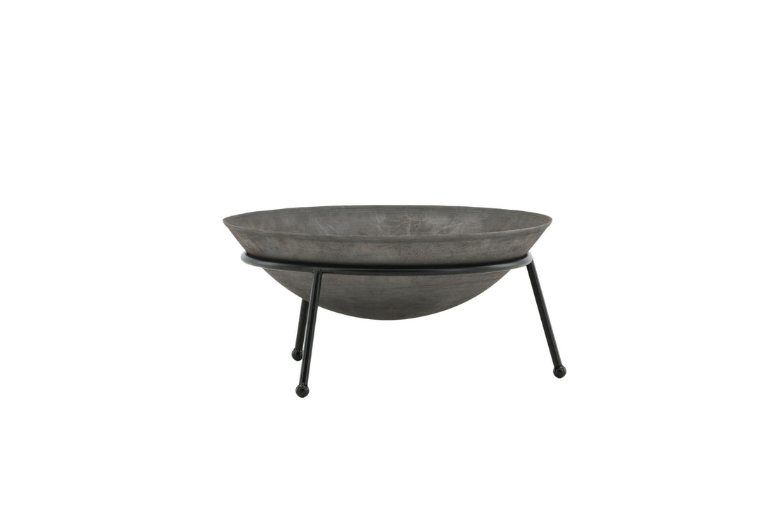 Venture Home Bastian - Fire Bowl- Black - -