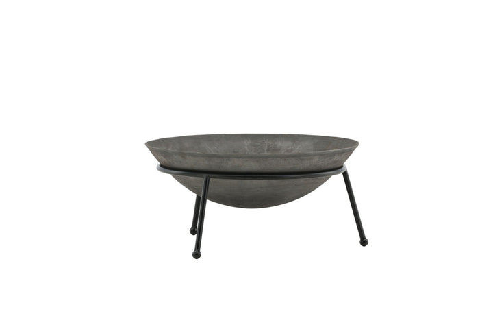 Venture Home Bastian - Fire Bowl- Black - -