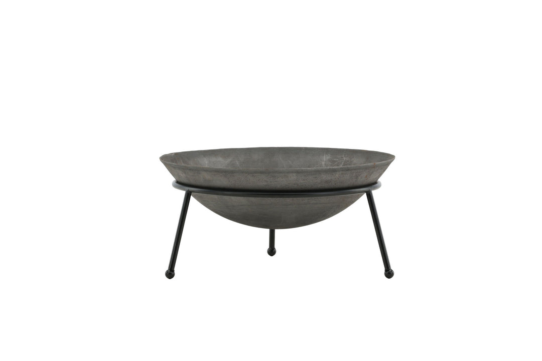 Venture Home Bastian - Fire Bowl- Black - -