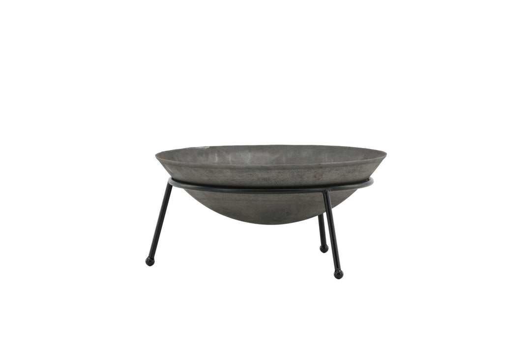 Venture Home Bastian - Fire Bowl- Black - -