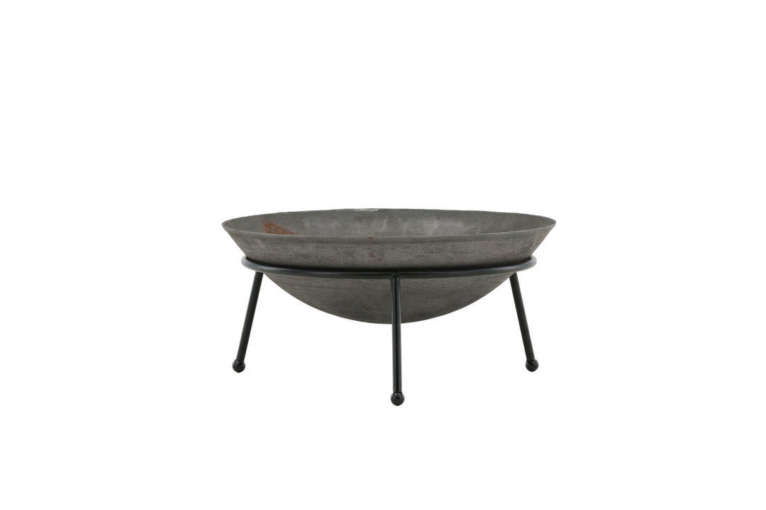 Venture Home Bastian - Fire Bowl- Black - -