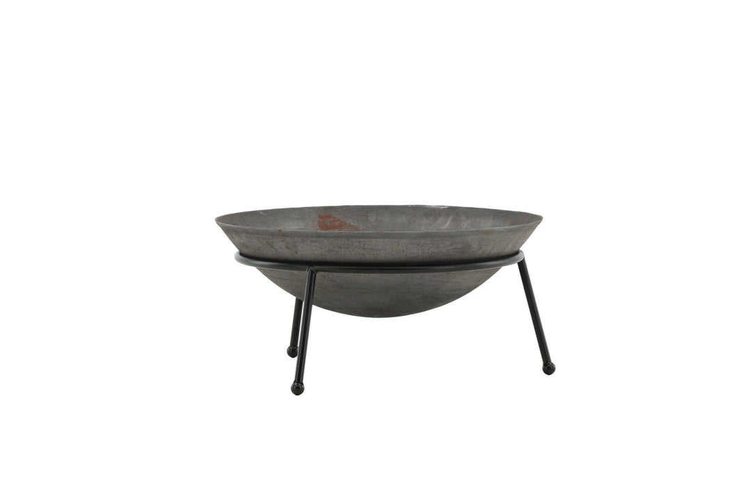 Venture Home Bastian - Fire Bowl- Black - -