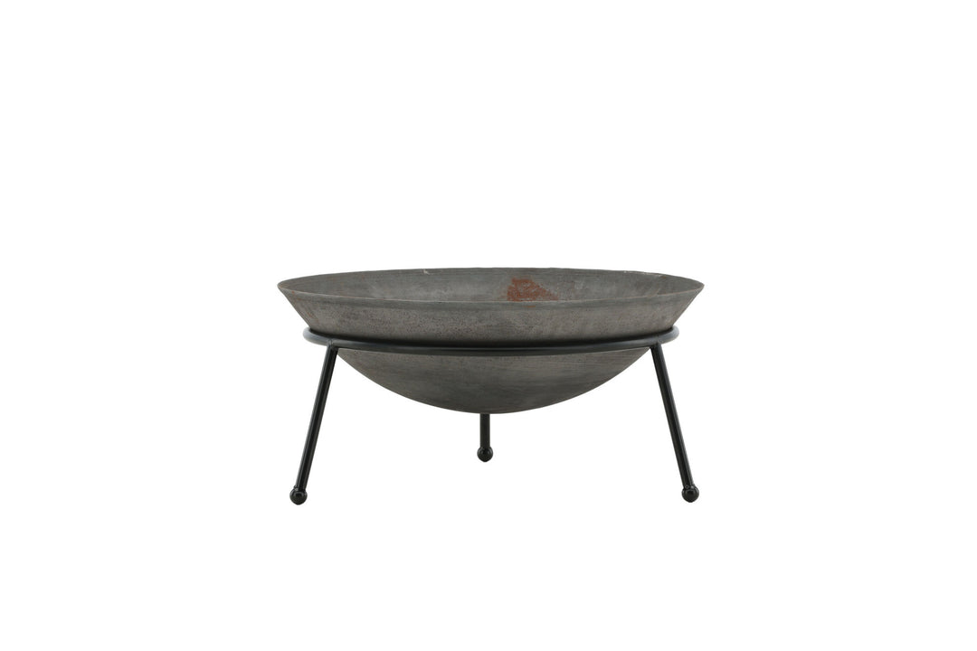 Venture Home Bastian - Fire Bowl- Black - -