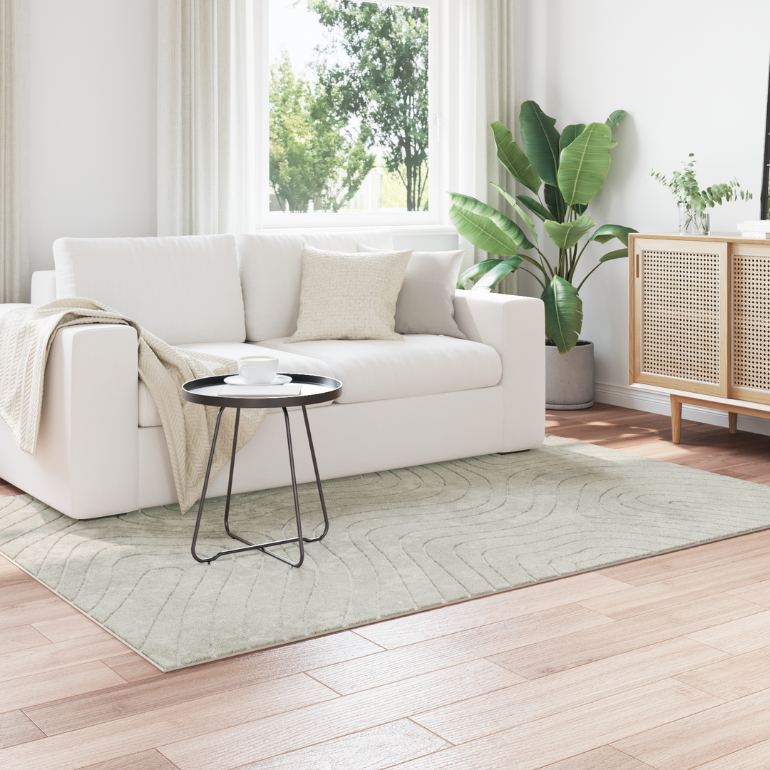 Områdetæpper Rektangulær PALMERAS Grøn 160 x 230 cm Polyester