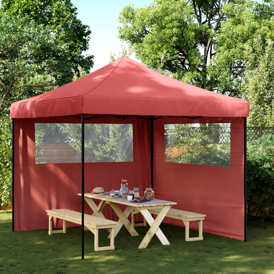 Party Tent Bordeaux 292 x 292 x 315 cm Oxford stof