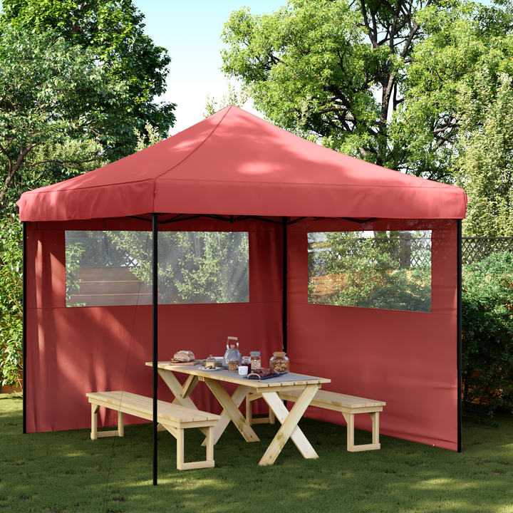 Party Tent Bordeaux 292 x 292 x 315 cm Oxford stof