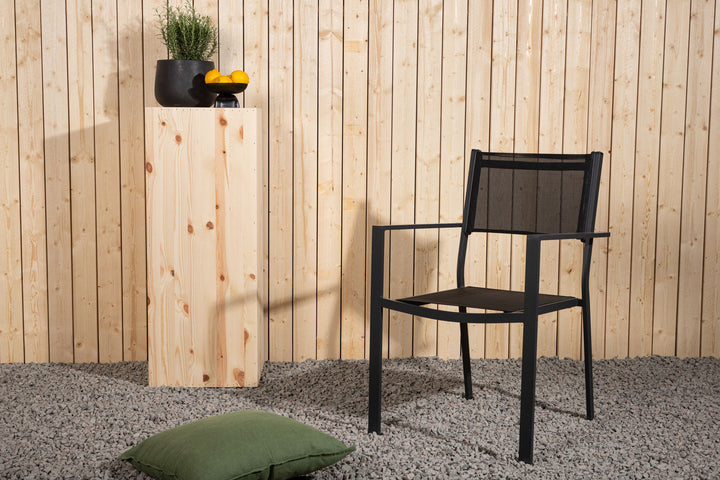 Venture Home Copacabana Stacking Chair - Black/Black - Ersätter 4231-408